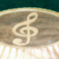 turned box with marquetry