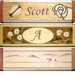 Pen boxes decorated with marquetry
